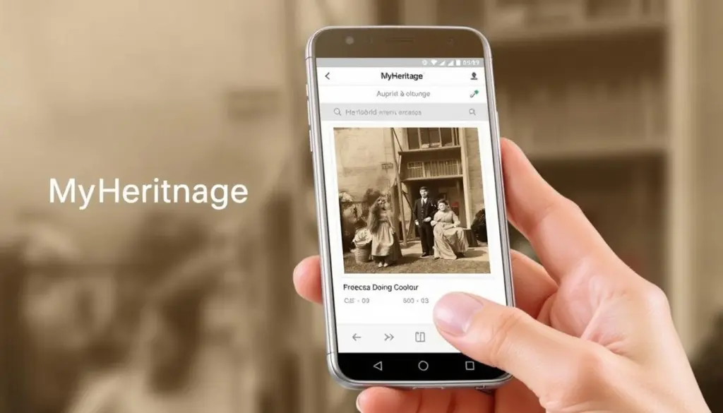 MyHeritage app genealogía