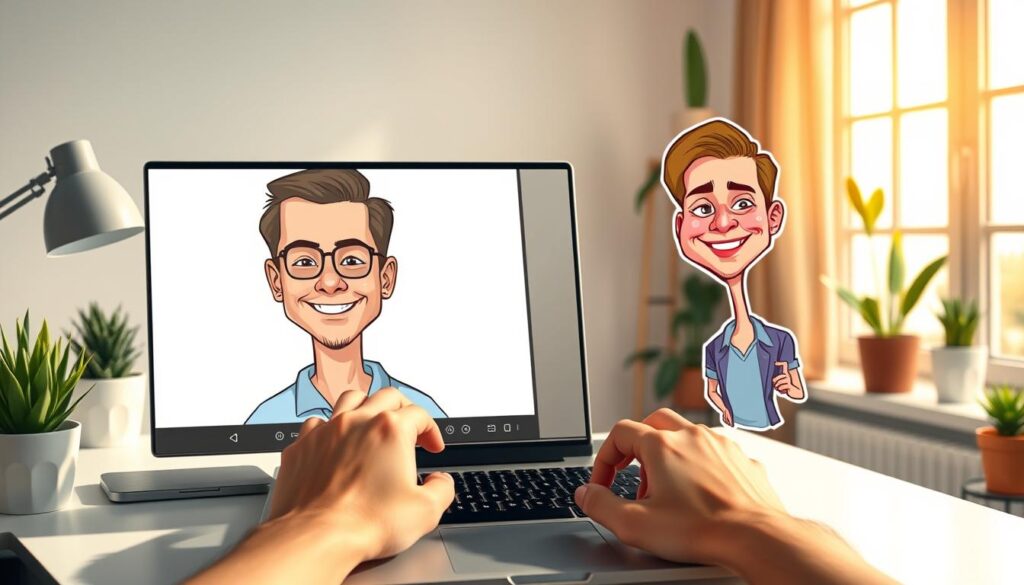 transformar fotos em desenhos animados