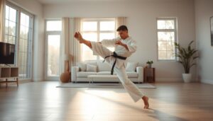 APRENDE KARATE LUCHANDO EN CASA