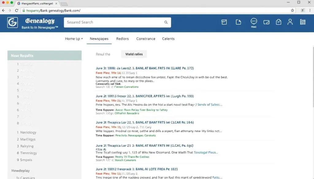 Registros históricos dos EUA do GenealogyBank