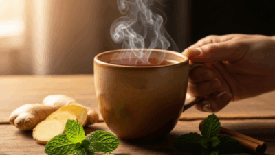 Té de vitalidad: energía suave en una taza