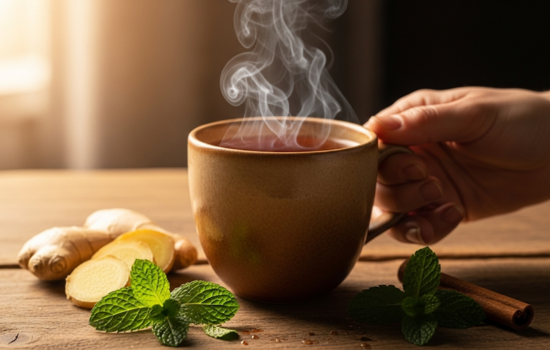 Té de vitalidad: energía suave en una taza