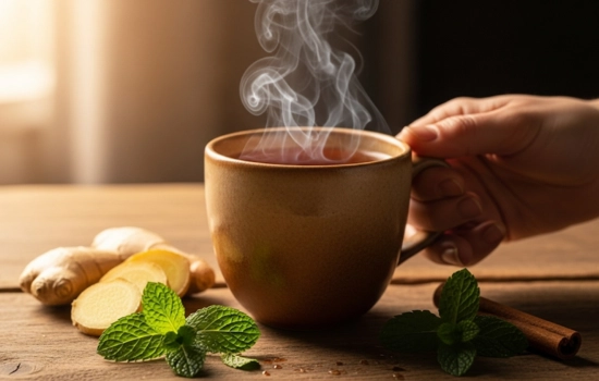 Té de vitalidad: energía suave en una taza