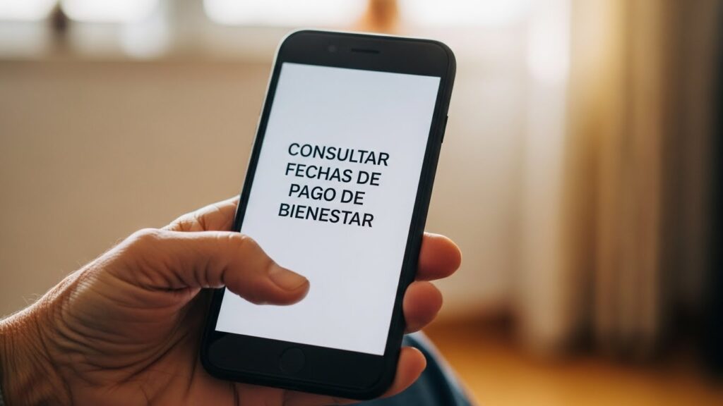 Fechas de pago Bienestar