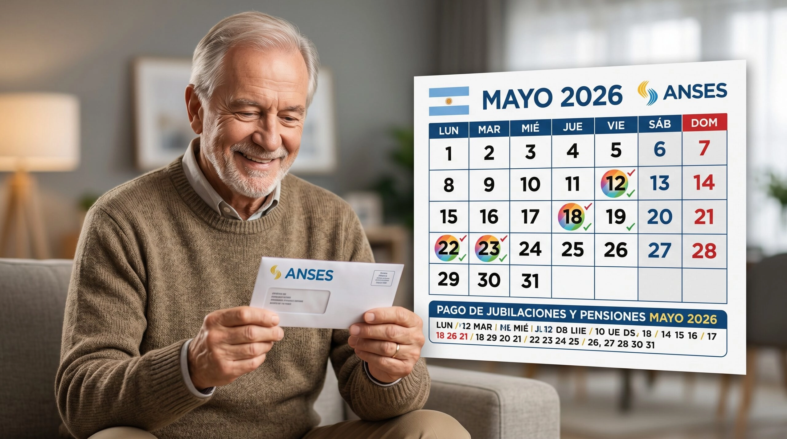 Fechas de pago ANSES 2026