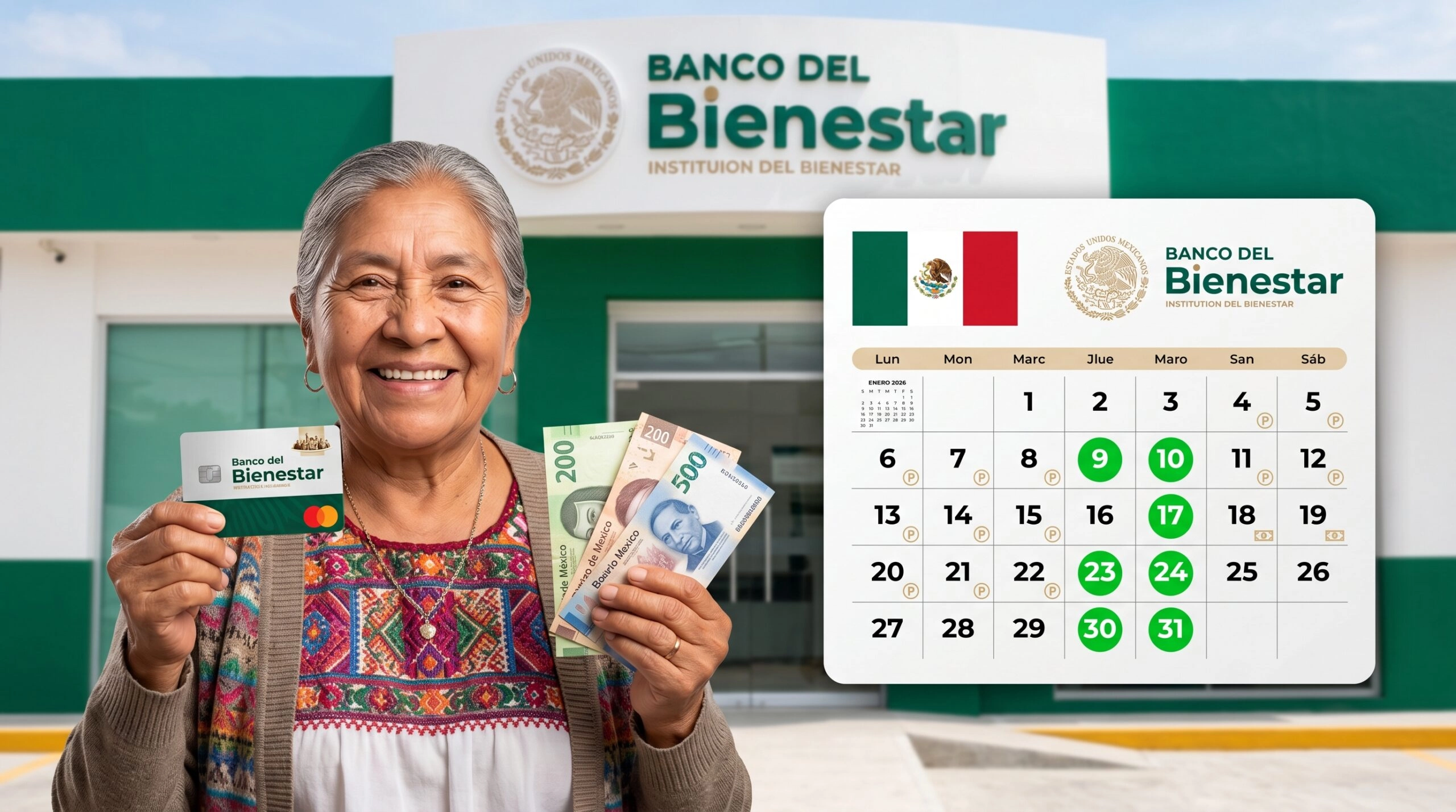 Fechas de Pago Bienestar 2026