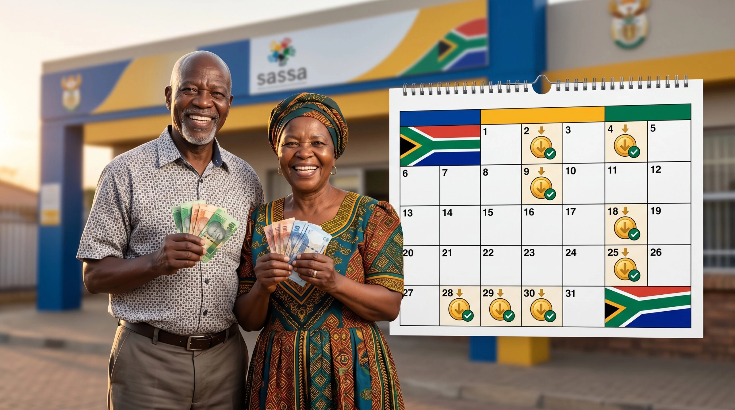 Calendario de pagos SASSA 2026
