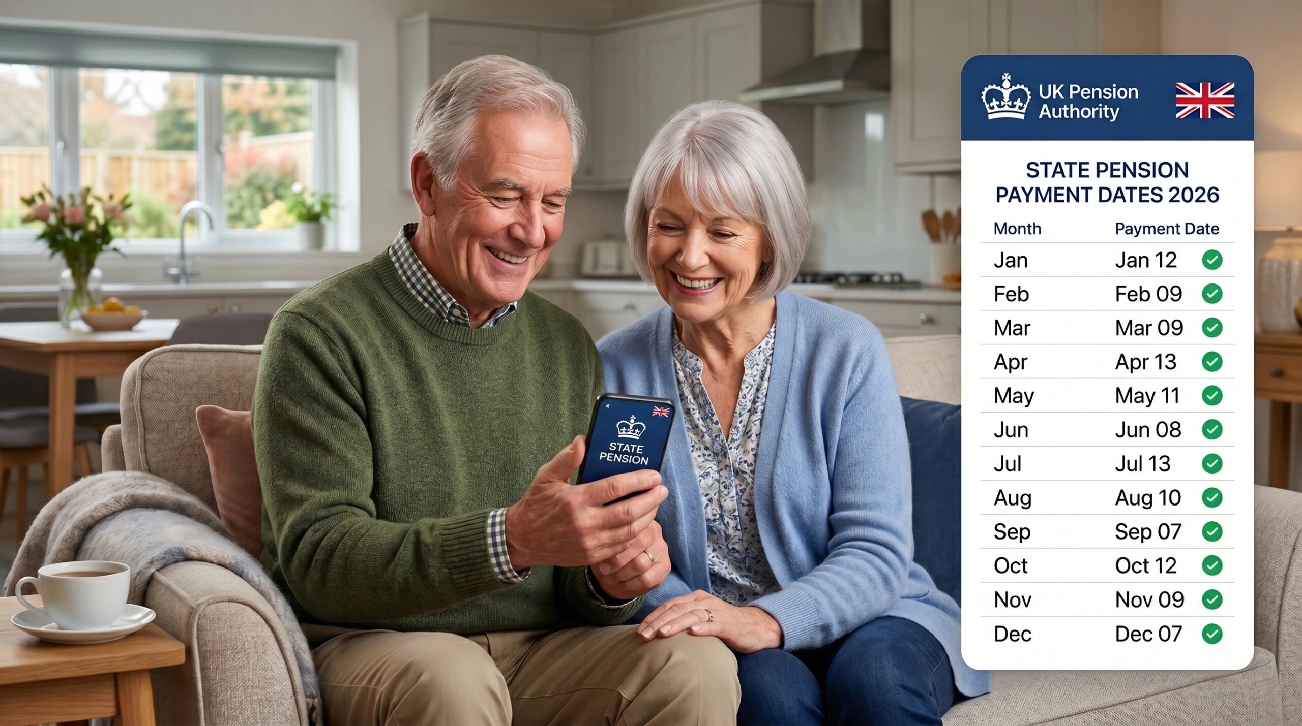 Fechas de Pago State Pension 2026
