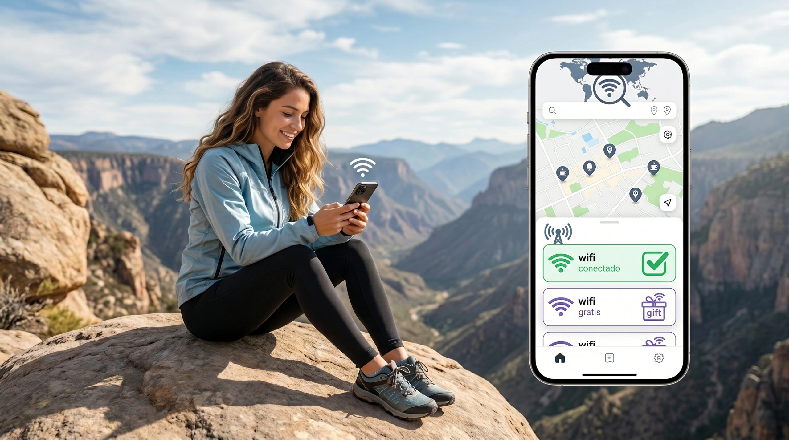 Internet en tu celular con WiFi Map