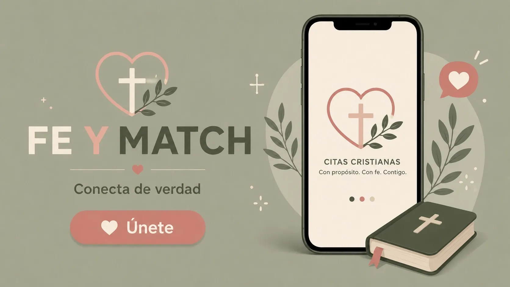 Mujer cristiana soltera en una aplicación de citas
