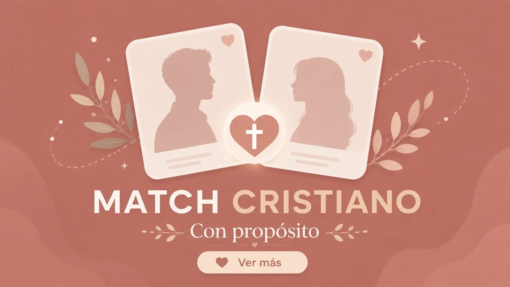 Mujer cristiana soltera en una aplicación de citas