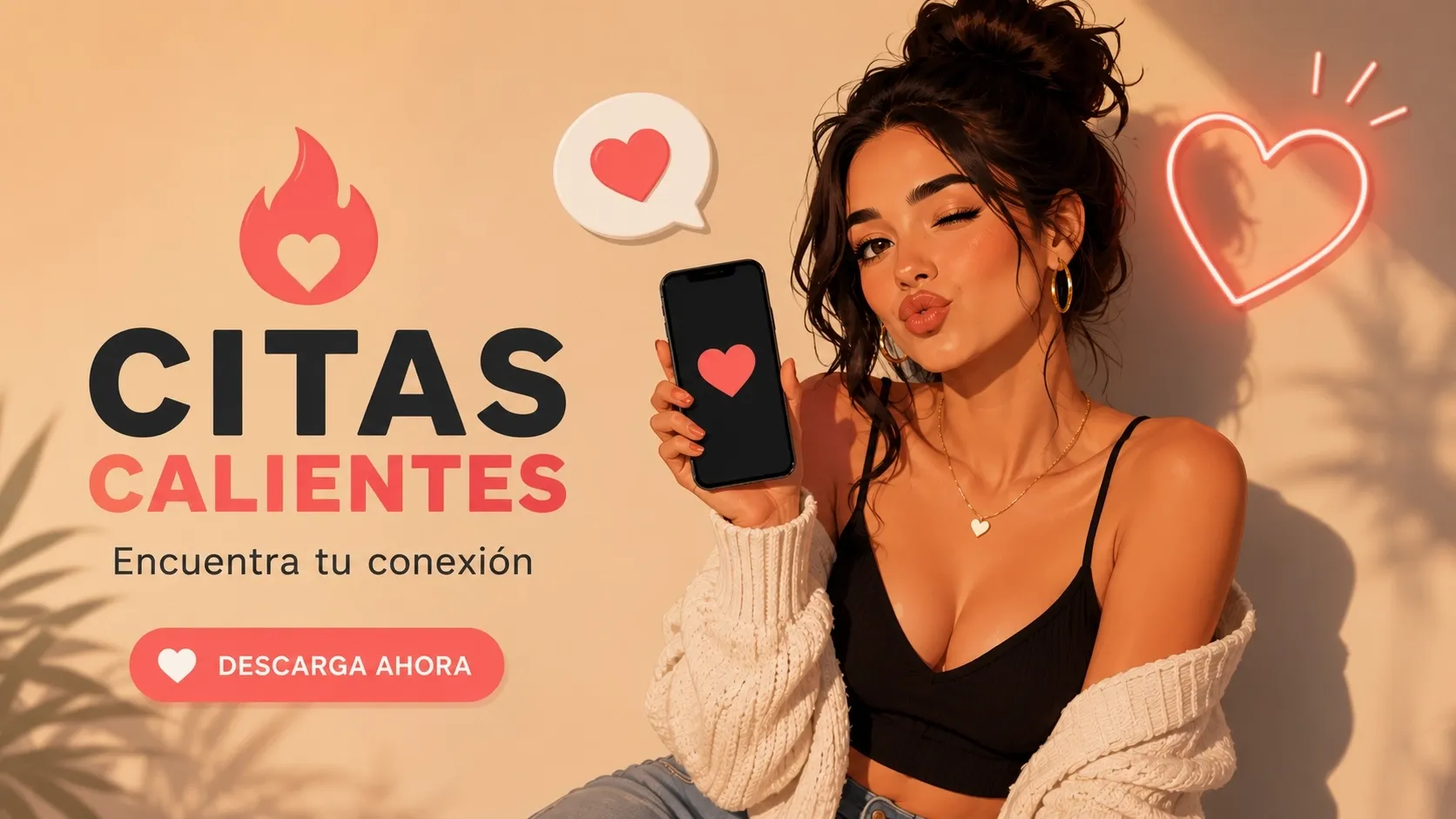 Mujer cristiana soltera en una aplicación de citas