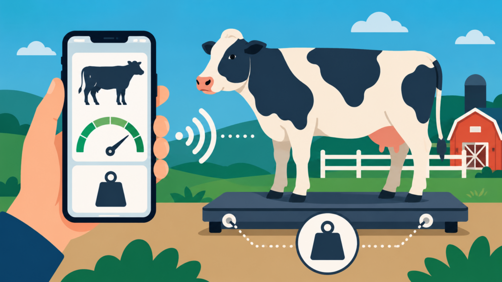 Transforma tu celular en una balanza aproximada para ganado y otros animales