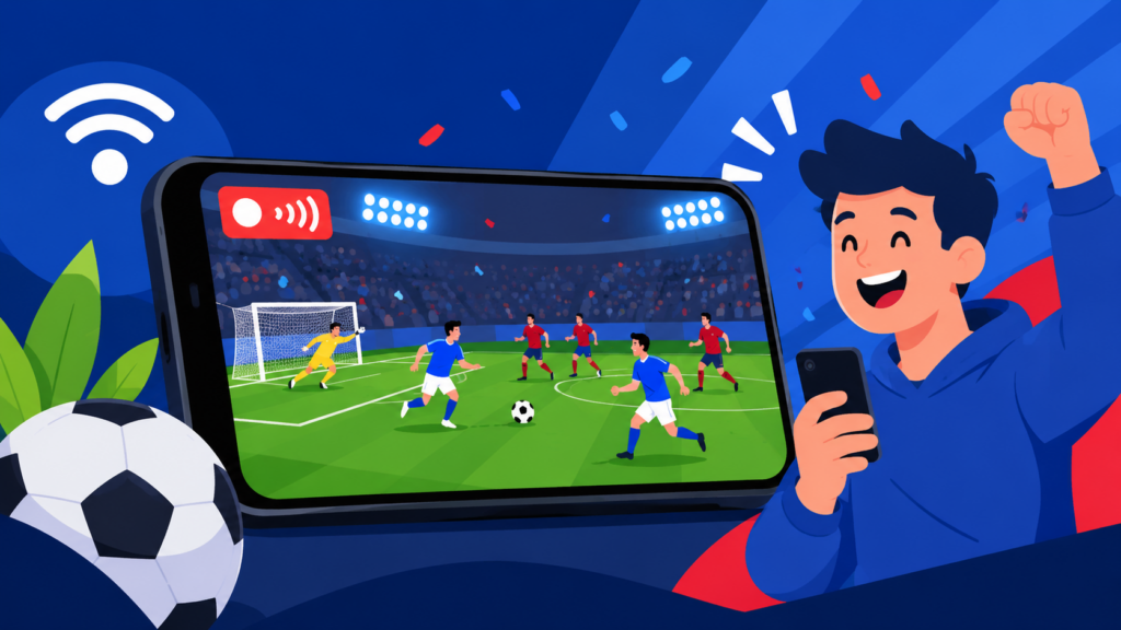 Cómo ver fútbol en vivo gratis desde el celular con una app legal