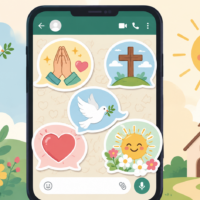 Mensajes de fe y buenos deseos en stickers para compartir cada día