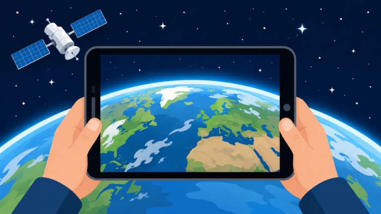 Mira la Tierra en vivo desde el espacio directamente en tu celular
