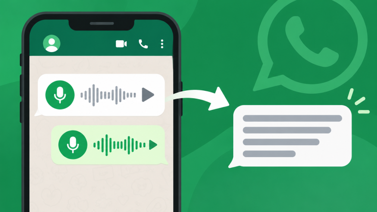 Convierte audios de WhatsApp en texto
