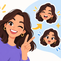 Crea stickers animados con tu cara