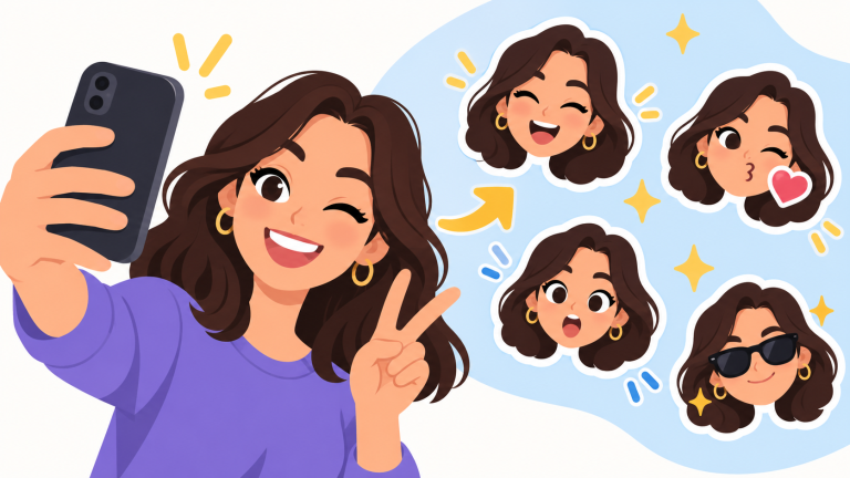 Crea stickers animados con tu cara