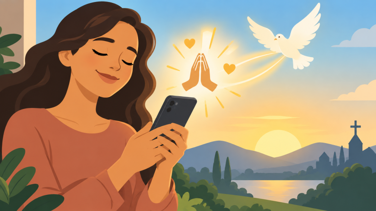 Recibe oraciones diarias en tu celular