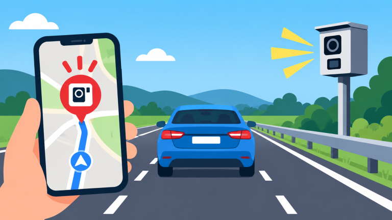 Alertas de radares en ruta